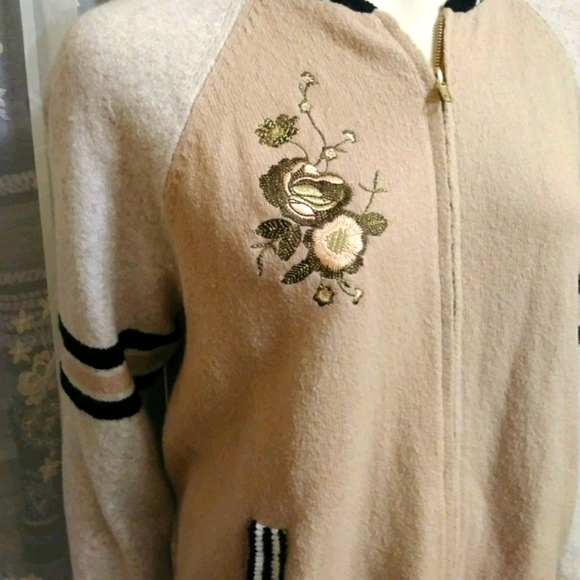 Blush Bomber Jacket/Sweater - Picture 2 of 5